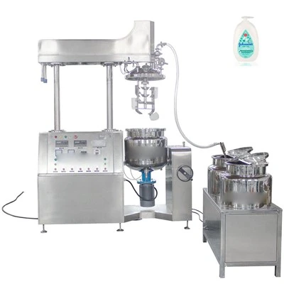 Kub Muag Ob Lub tog raj kheej Hydraulic Lift Tshuaj pleev ib ce Nqus Emulsifying Tov Khoom Emulsifier Tshuab